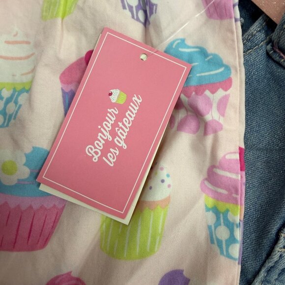Gymboree Girl's Cupcake Matching Set size 12-18 Months Shirt and Jeans Outfit - Picture 3 of 13